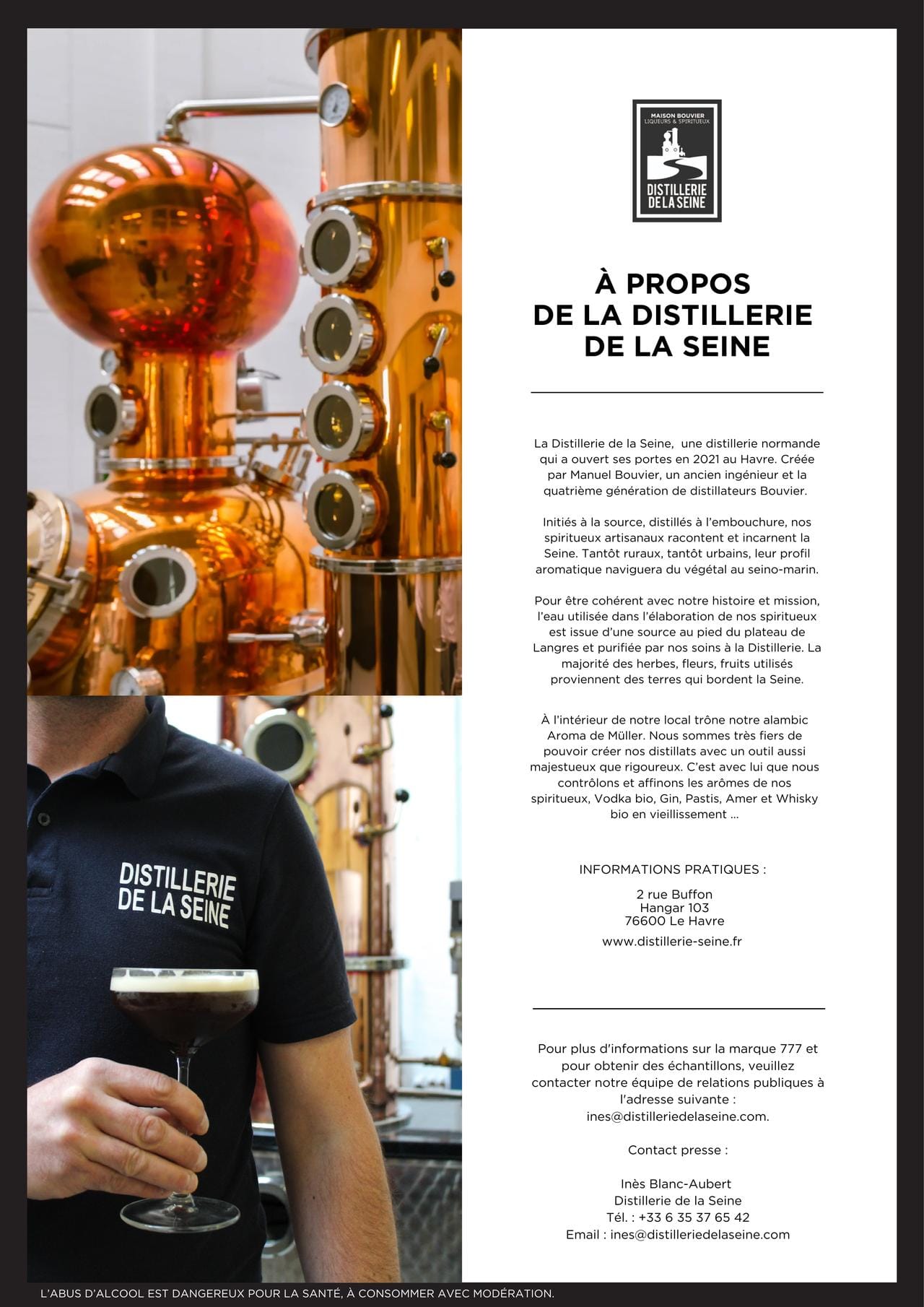 La Distillerie de la Seine dévoile sa nouvelle marque : 777