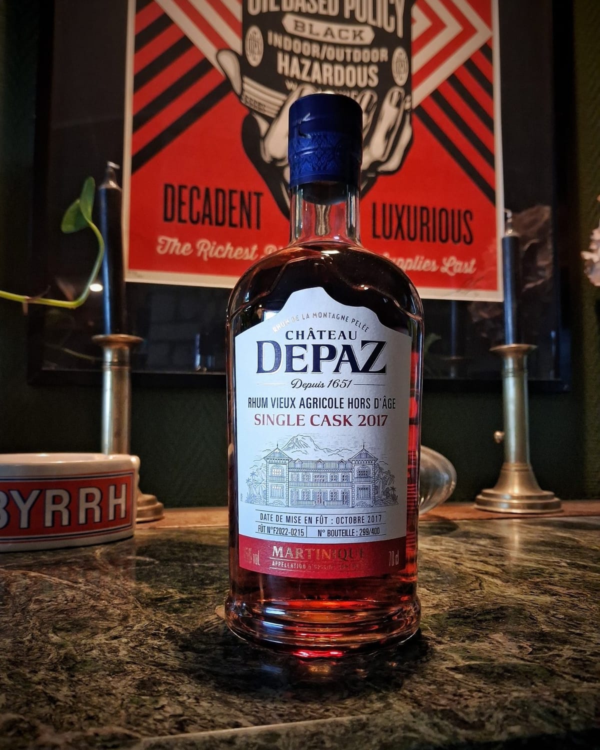 Depaz affine un rhum XO millésimé 2017 en fûts de Marsala