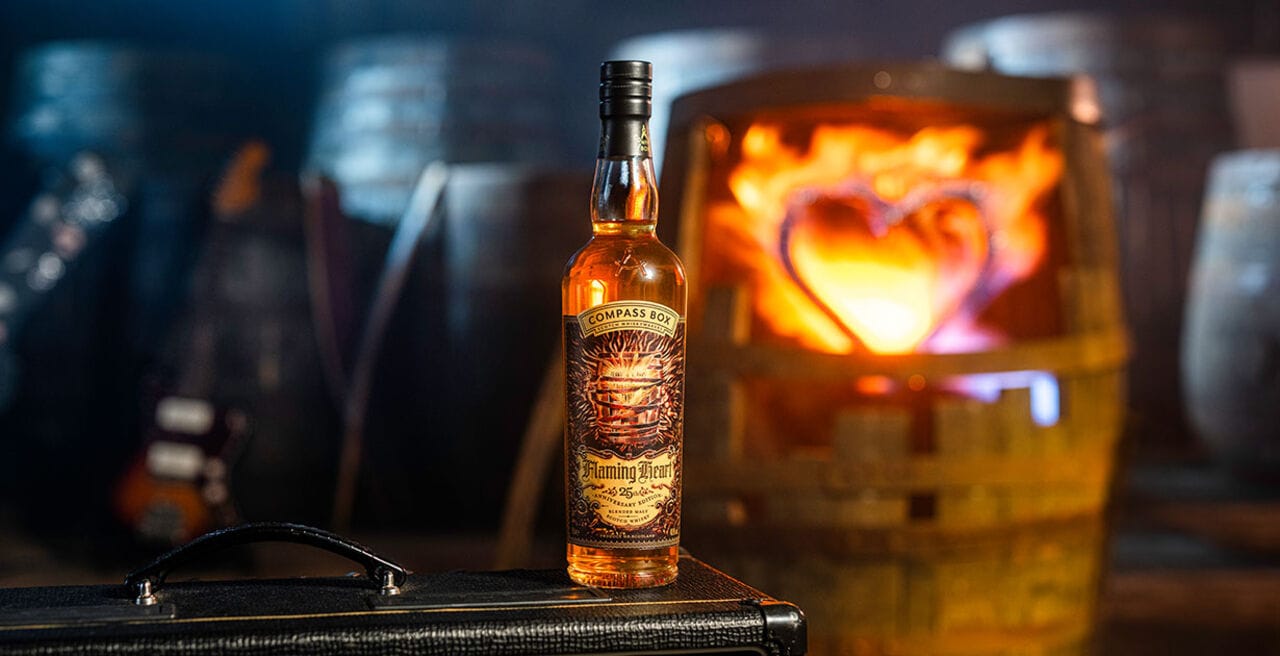 Compass Box dévoile une nouvelle édition limitée de Flaming Heart composée exclusivement de whiskies tourbés