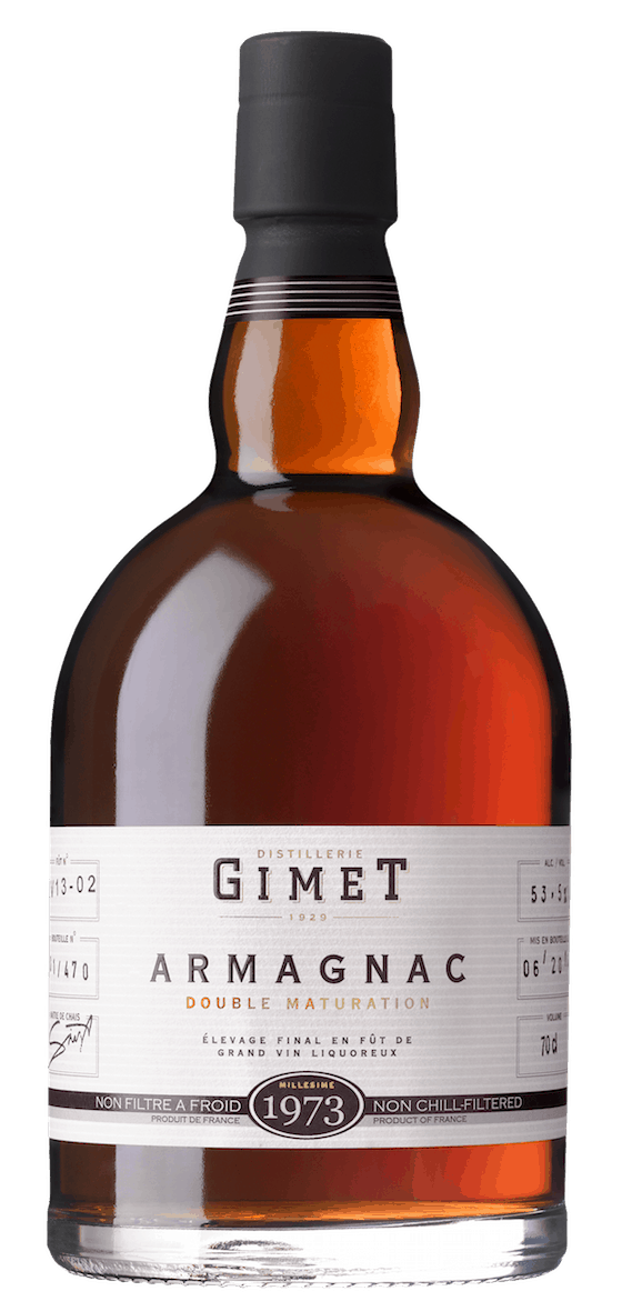 Gimet : l'armagnac brut de fût double maturation