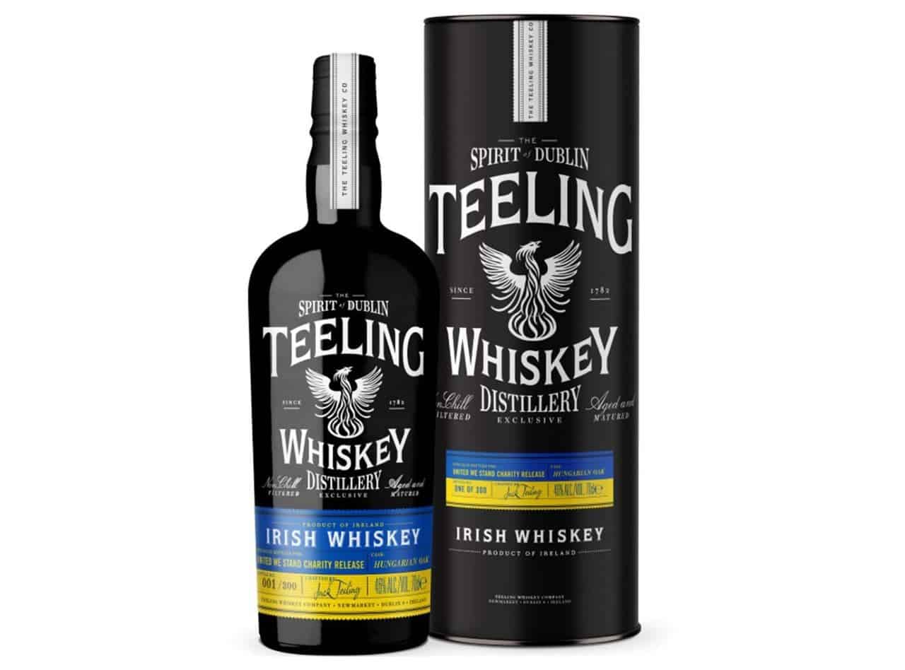 Teeling Whiskey a sorti une édition limitée aux couleurs de l’Ukraine
