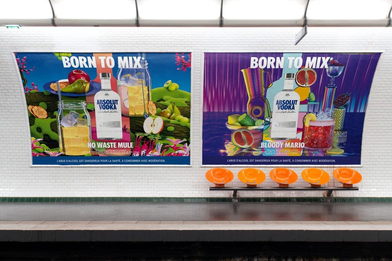 Absolut Vodka dévoile sa nouvelle campagne Born To Mix