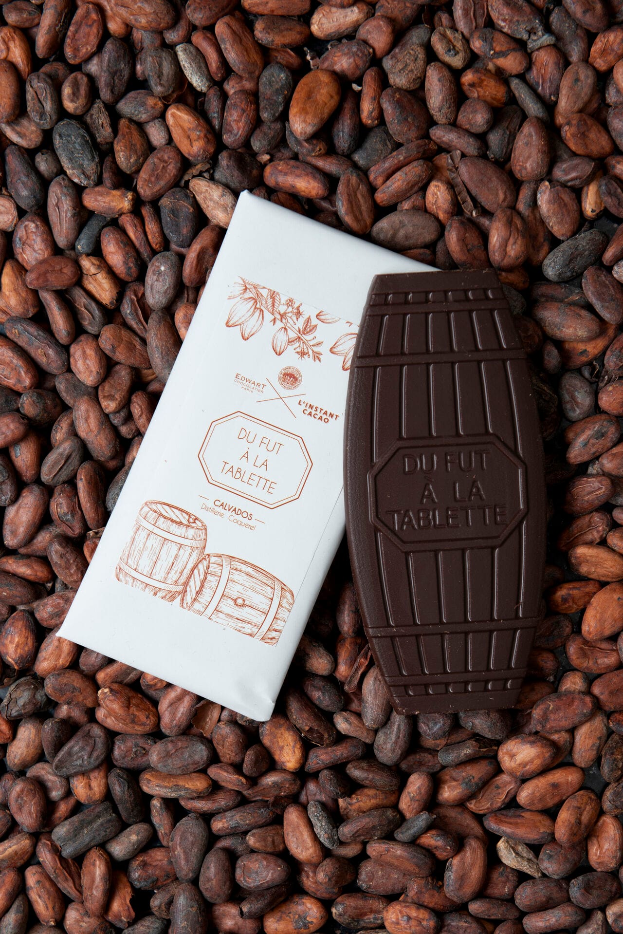 Edwart Chocolatier et L’Instant Cacao créent “Du Fût à la Tablette”