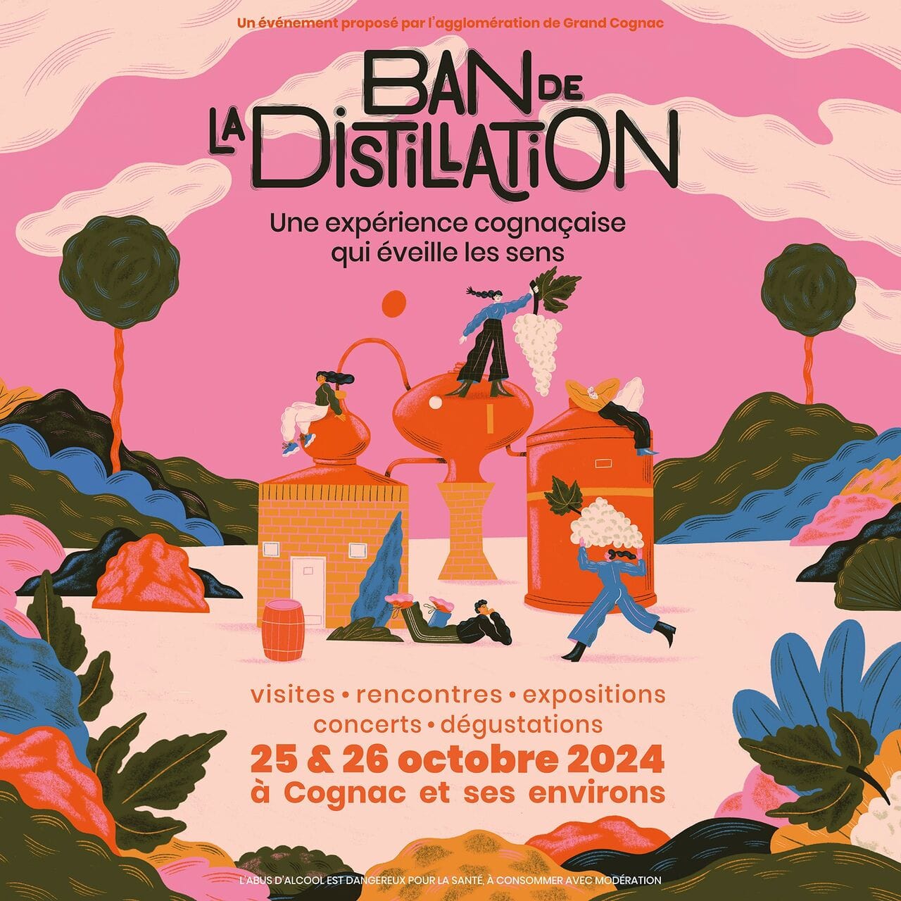 La deuxième édition du Ban de la Distillation se déroulera sur le territoire de Grand Cognac les 25 et 26 octobre 2024