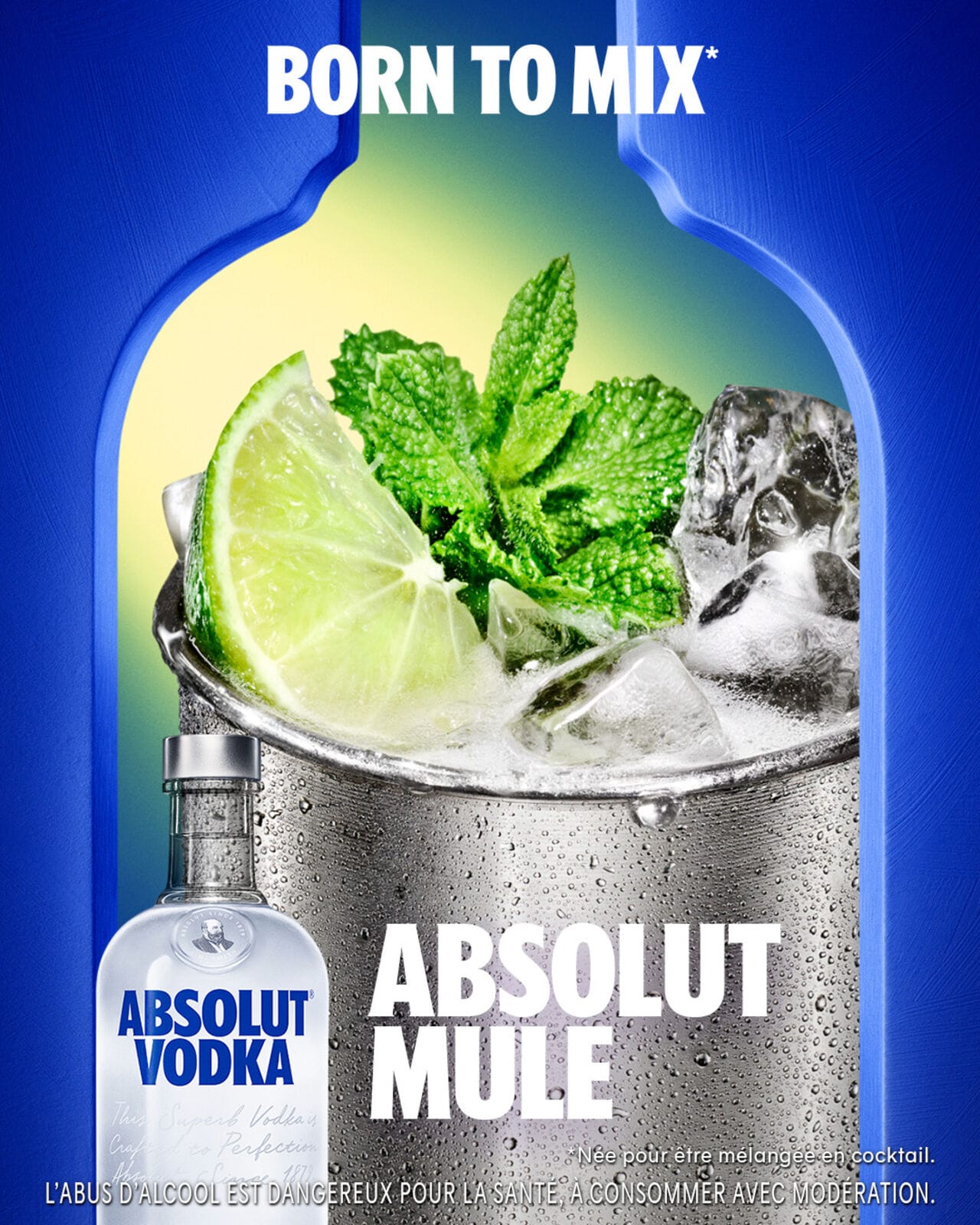 Absolut Vodka présente le second volet de sa campagne Born to Mix, mettant à l'honneur son cocktail phare : l'Absolut Mule