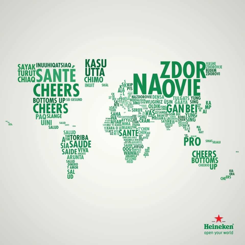 Heineken : savoir trinquer partout dans le monde