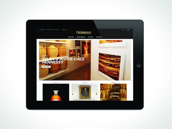 Hennessy dévoile son nouveau site web