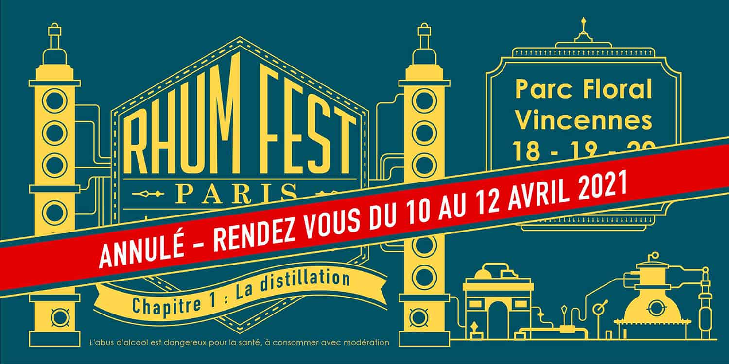 Rhum Fest Paris 2020 reporté aux 18, 19, 20 juillet