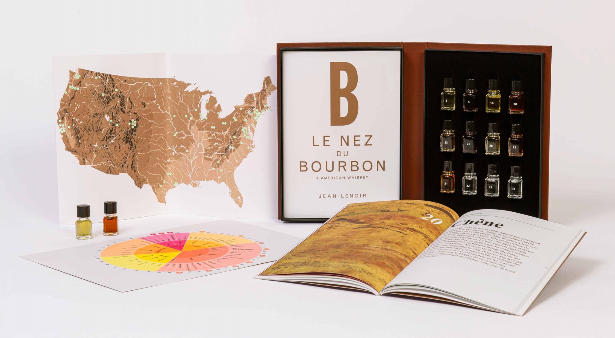 Le Nez du Bourbon & American Whiskey (12 arômes)
