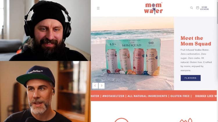 On découvre une "vodka water" pour mamans !