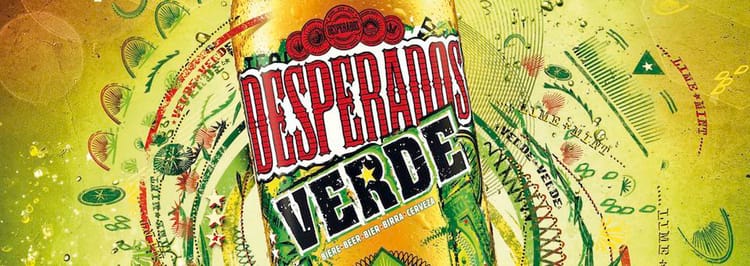 Desperados : Verde (menthe / citron vert)