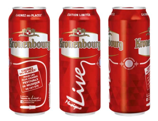 Kronenbourg : nouvelle boîte collector "Live"