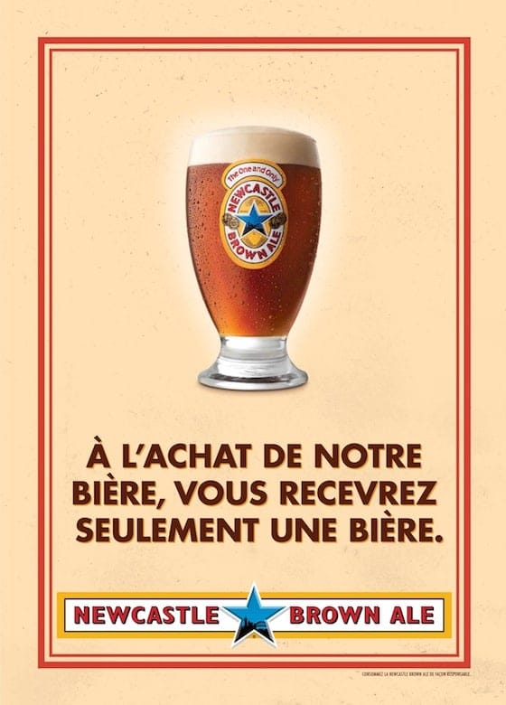 Newcastle Brown Ale : la bière la plus honnête